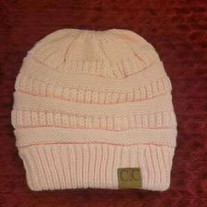 C.C Kids Light Pink Knit Hat